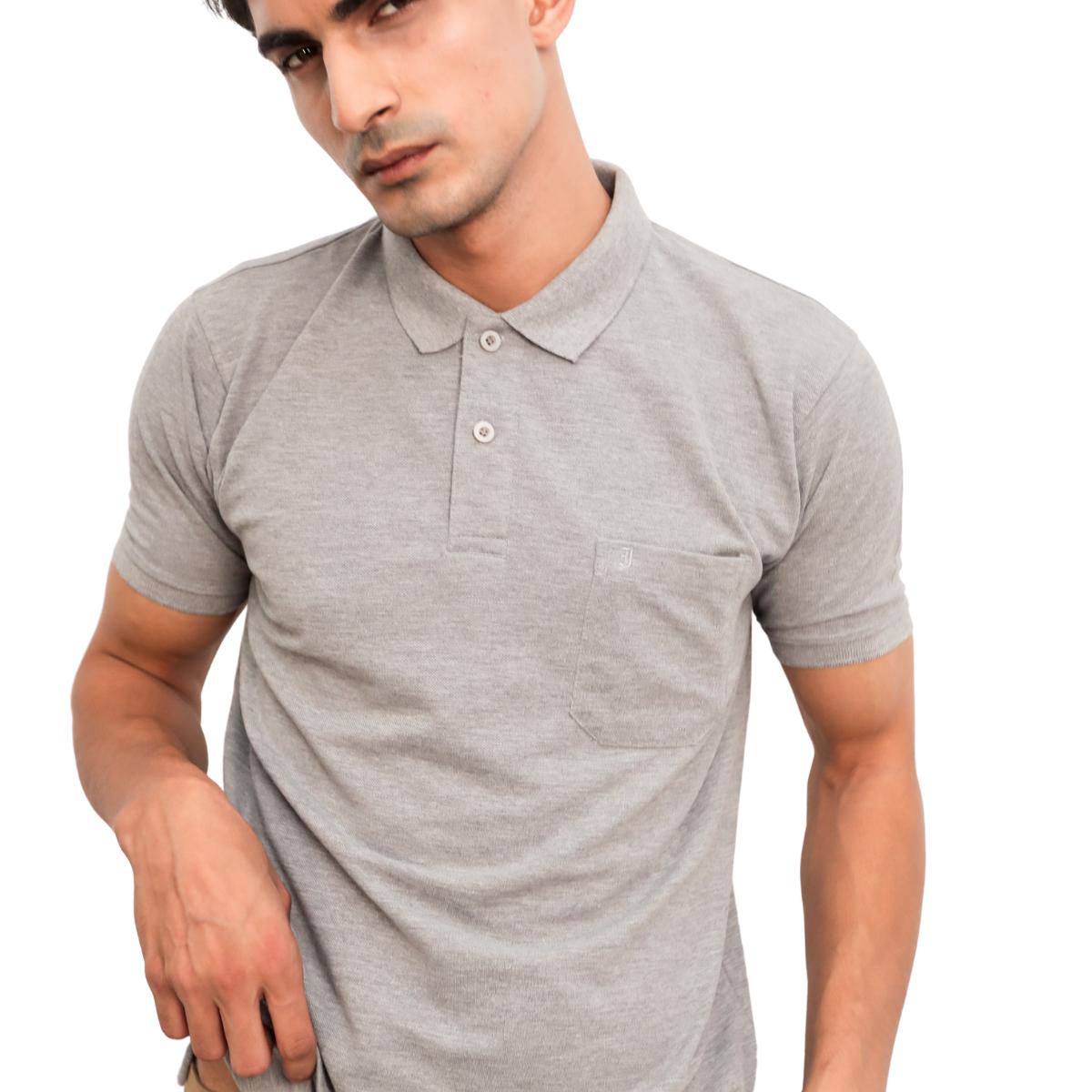 Men Plain Polo T-Shirt