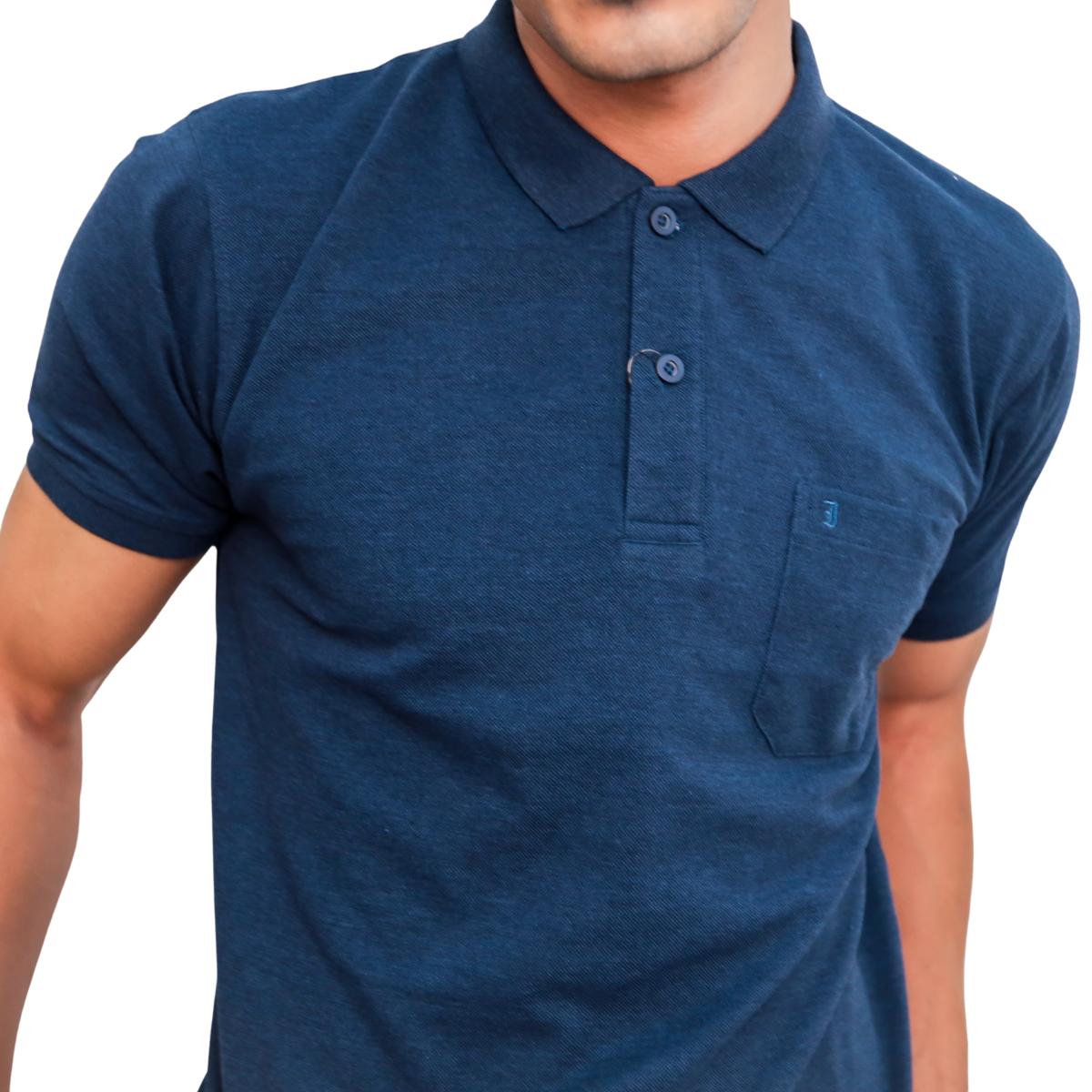 Men Plain Polo T-Shirt