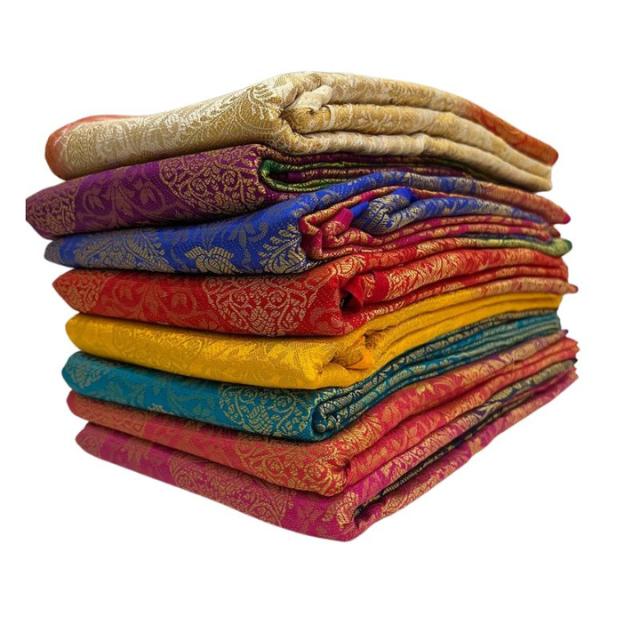 Kanjeevaram Brocade Art Silk Sari