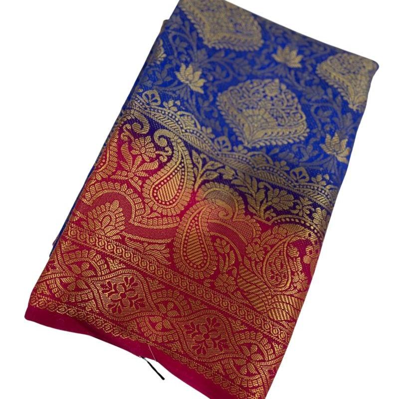 Kanjeevaram Brocade Art Silk Sari