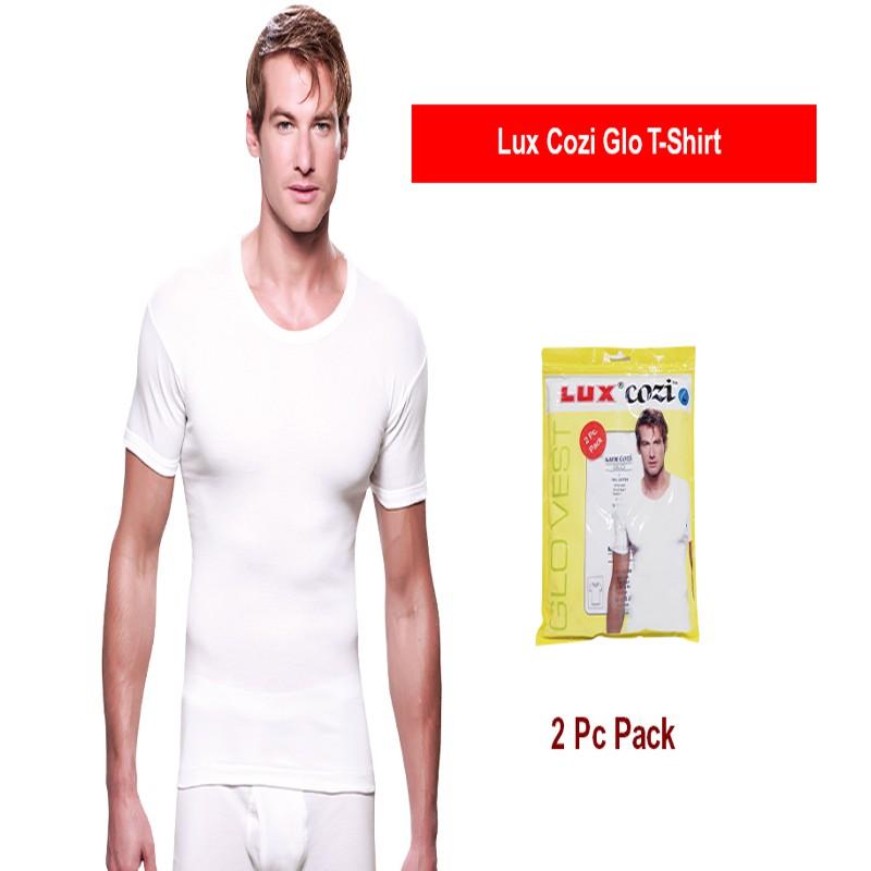 Lux Cozi Glo Men Innerwear T-Shirt 2 Pcs/Pack