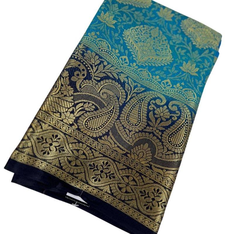 Kanjeevaram Brocade Art Silk Sari