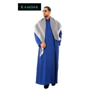 KAMDAR Juma'art Long Jubah Lelaki Dewasa Lengan Panjang Size XS-3XL, Plus Size Kain Jubah/Kain Tebal/Lelaki Muslim