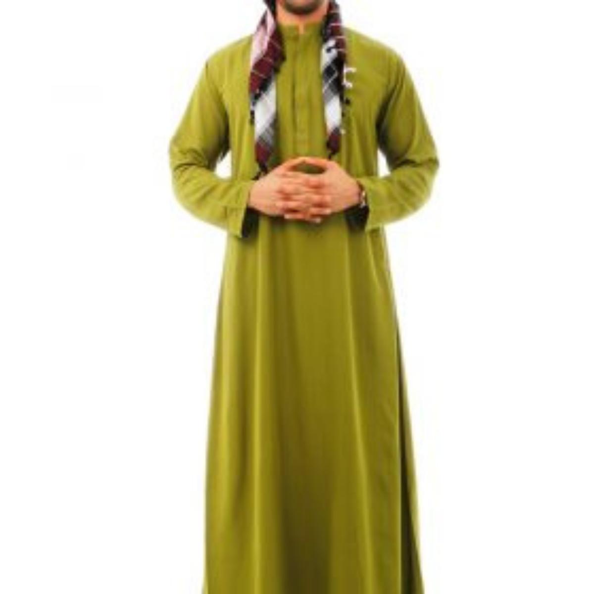 KAMDAR Juma'art Long Jubah Lelaki Dewasa Lengan Panjang Size XS-3XL, Plus Size Kain Jubah/Kain Tebal/Lelaki Muslim
