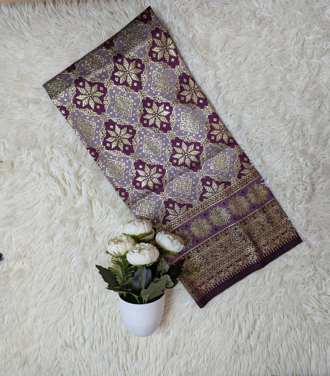 Cahaya Purnama Metallic Songket 44"