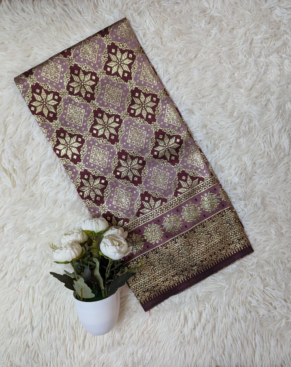 Cahaya Purnama Metallic Songket 44"