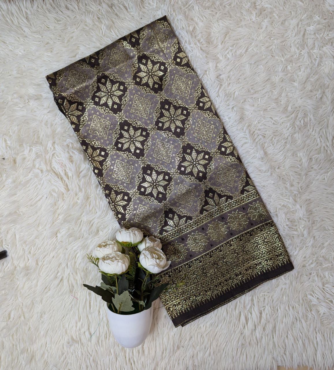 Cahaya Purnama Metallic Songket 44"