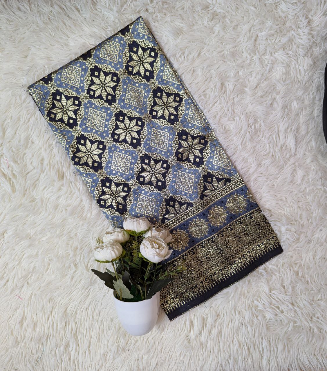 Cahaya Purnama Metallic Songket 44"