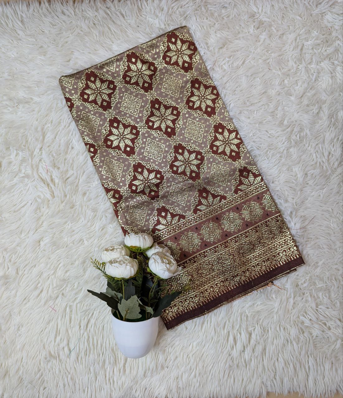 Cahaya Purnama Metallic Songket 44"