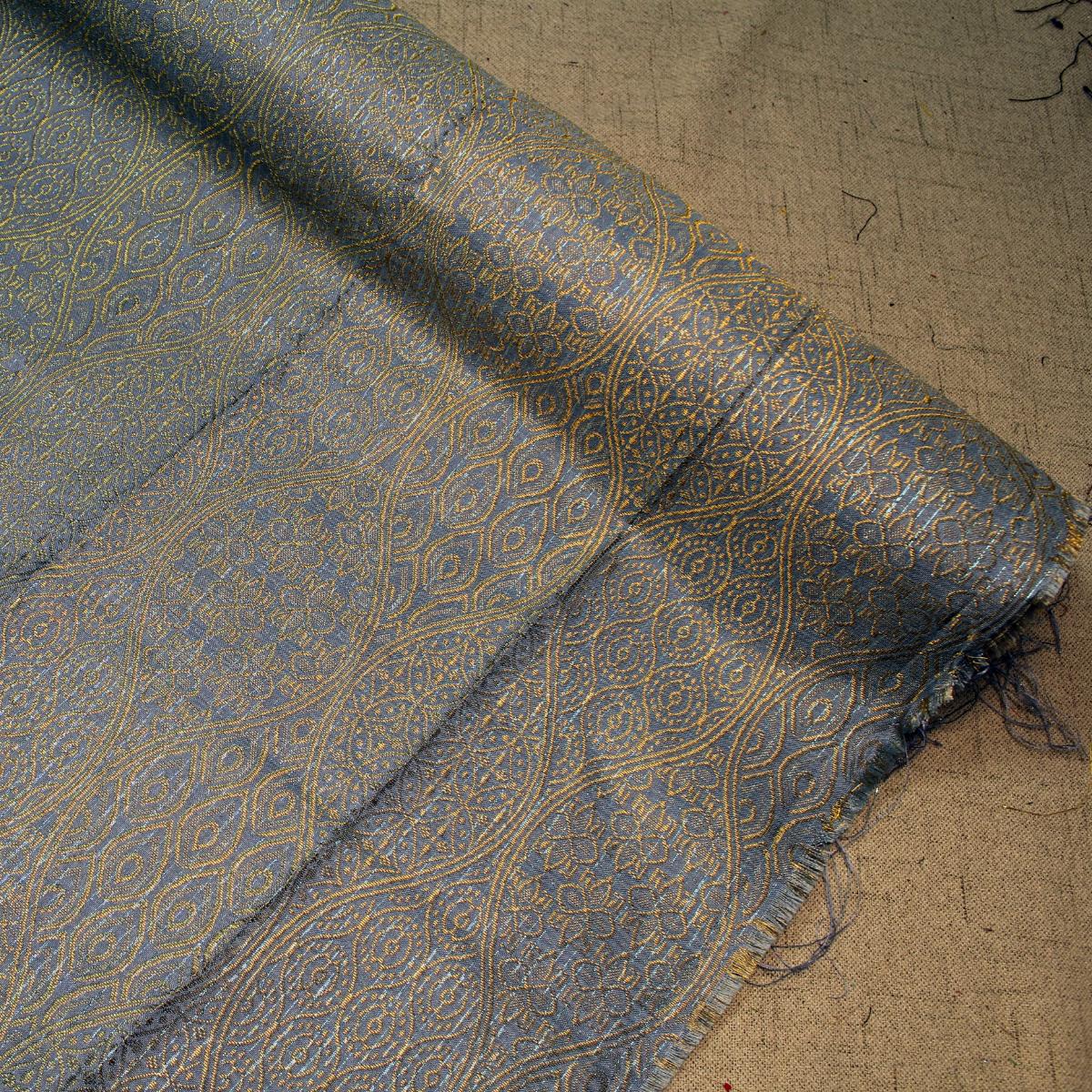 Pusar Emas Metallic Songket 44"