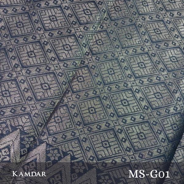 Pusaka Desa Metallic Songket 44"