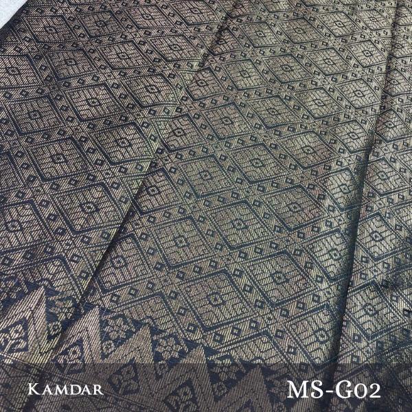 Pusaka Desa Metallic Songket 44"