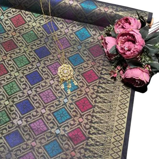Raja Sejagat Metallic Songket 44"