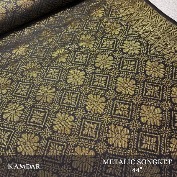 Floral Metallic Songket 44"