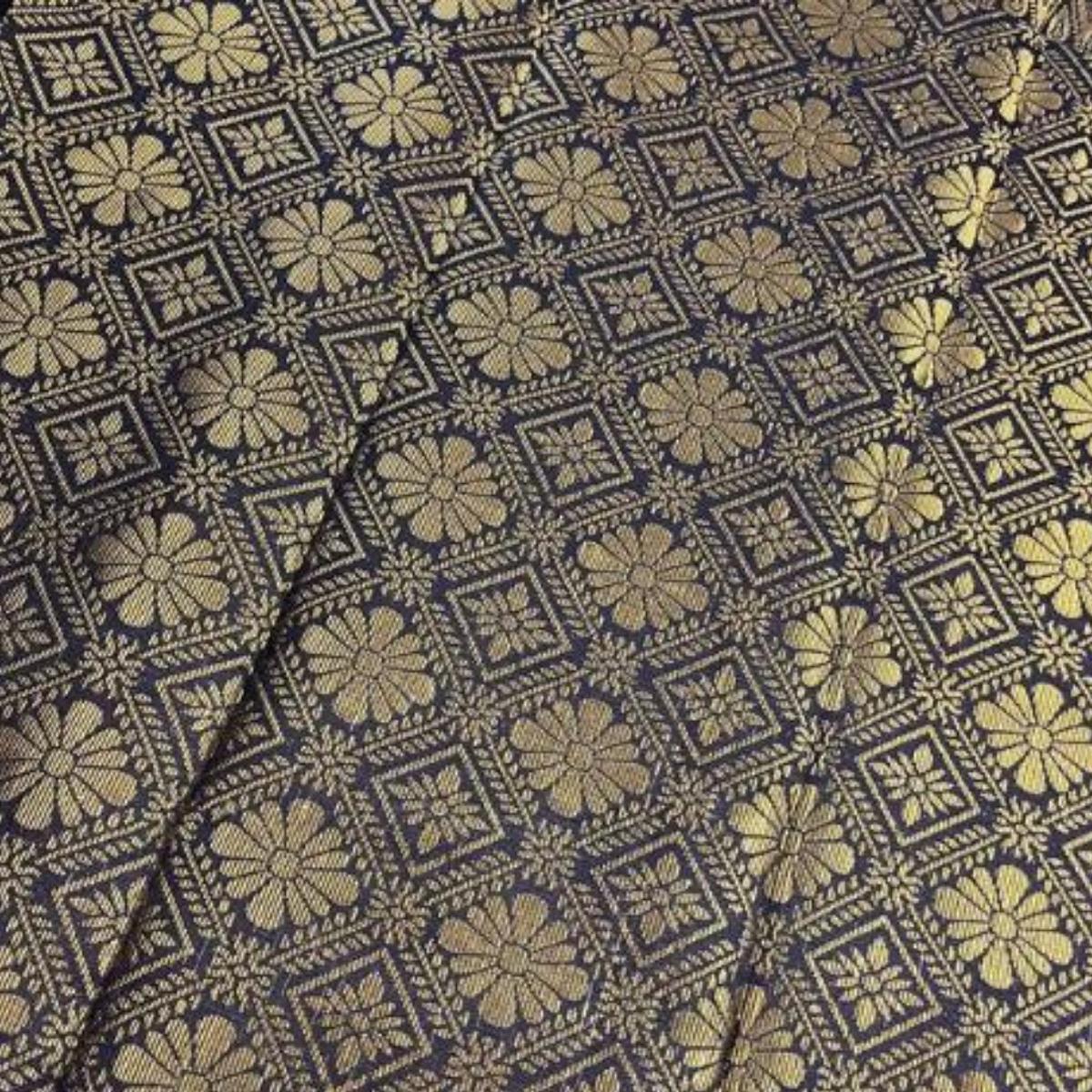 Floral Metallic Songket 44"