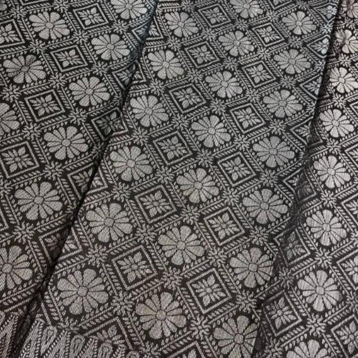 Floral Metallic Songket 44"