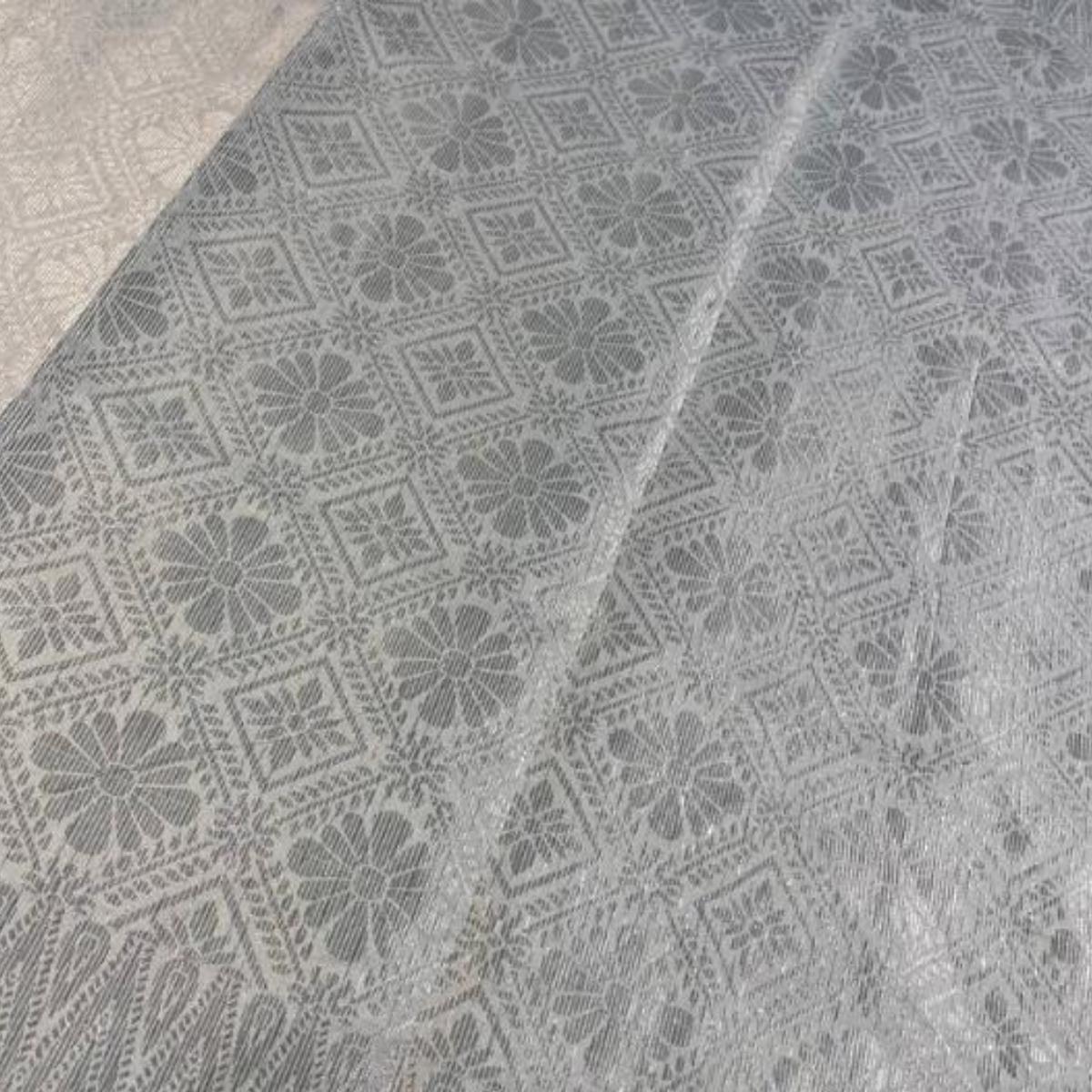 Floral Metallic Songket 44"