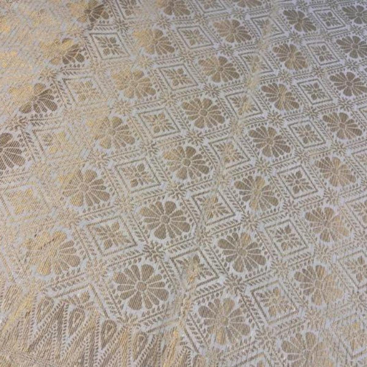Floral Metallic Songket 44"