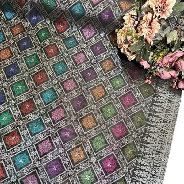 Rantai Emas Metallic Songket 44"
