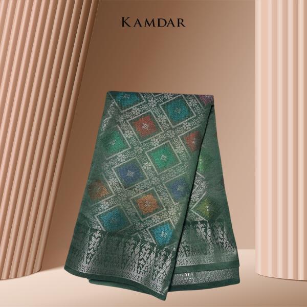 Rantai Emas Metallic Songket 44"