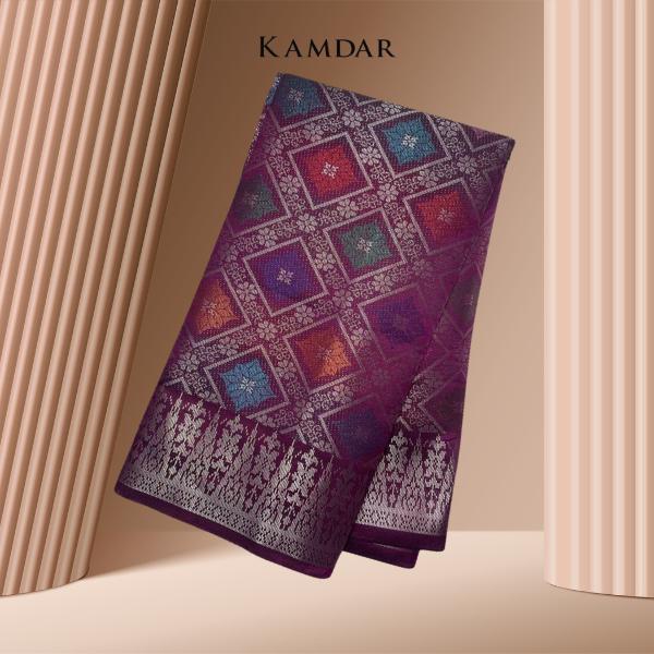 Rantai Emas Metallic Songket 44"