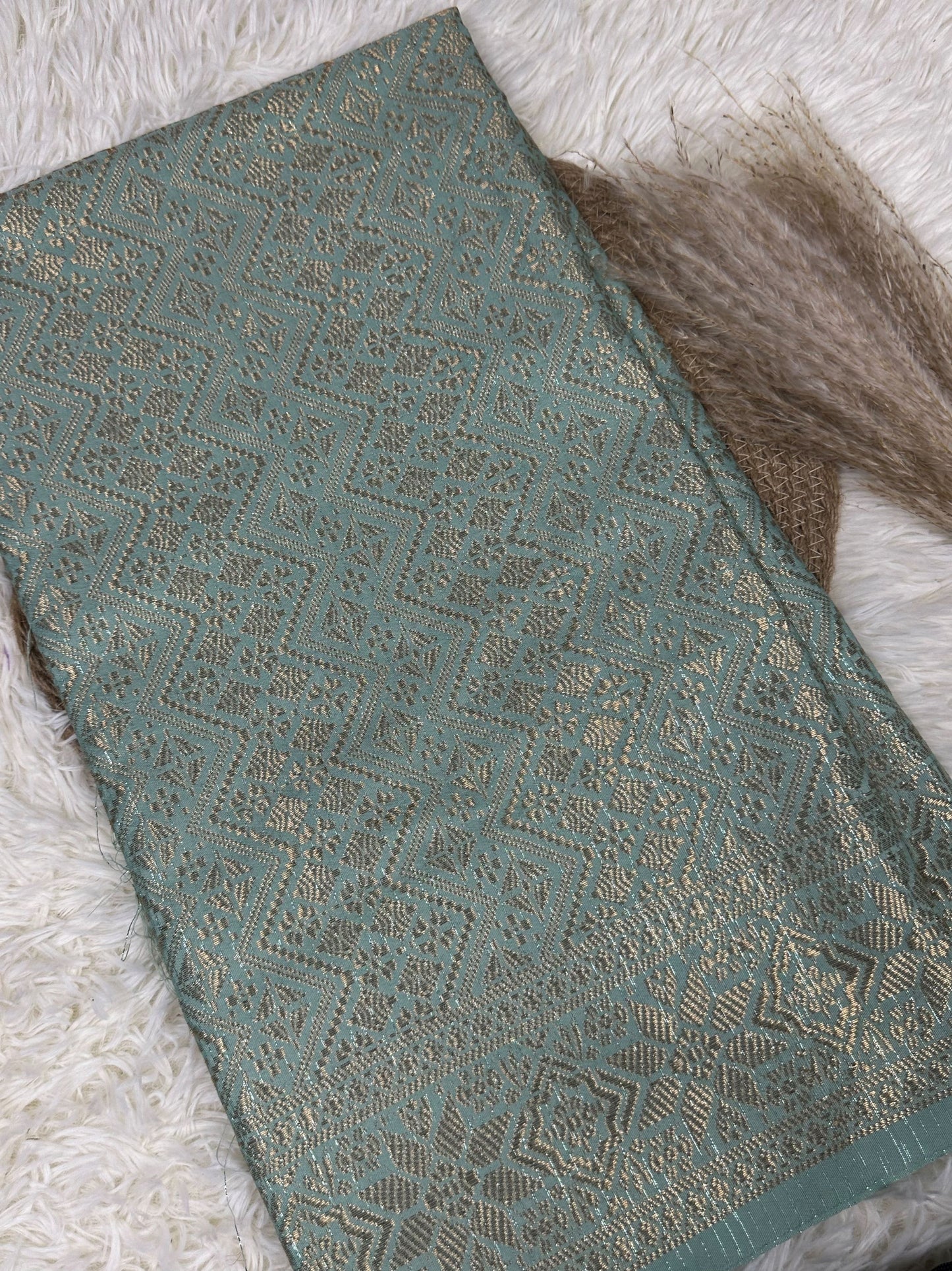 Wangsa Damai Metallic Songket 44"