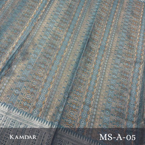 Multicolour Metallic Songket 44'"