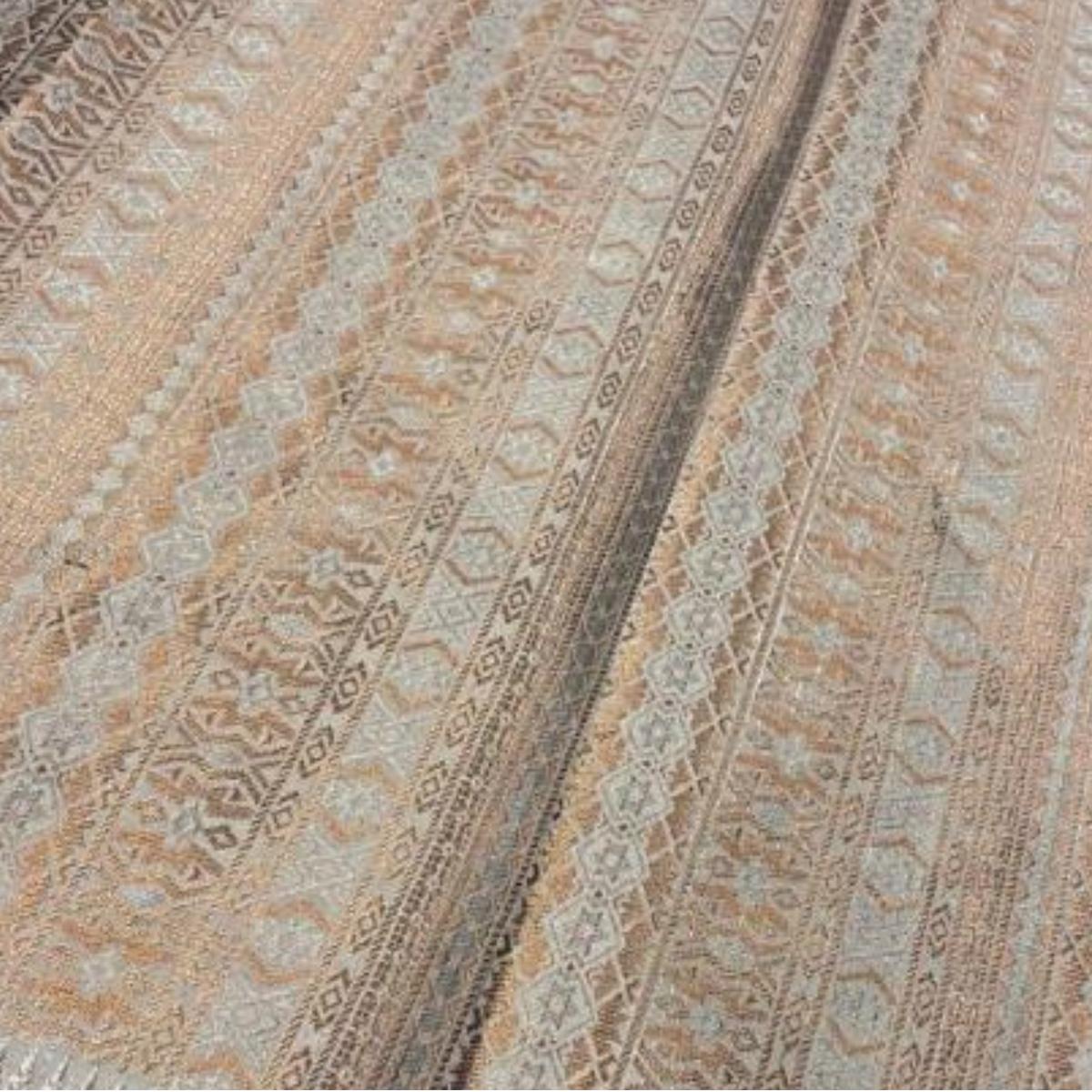 Multicolour Metallic Songket 44'"