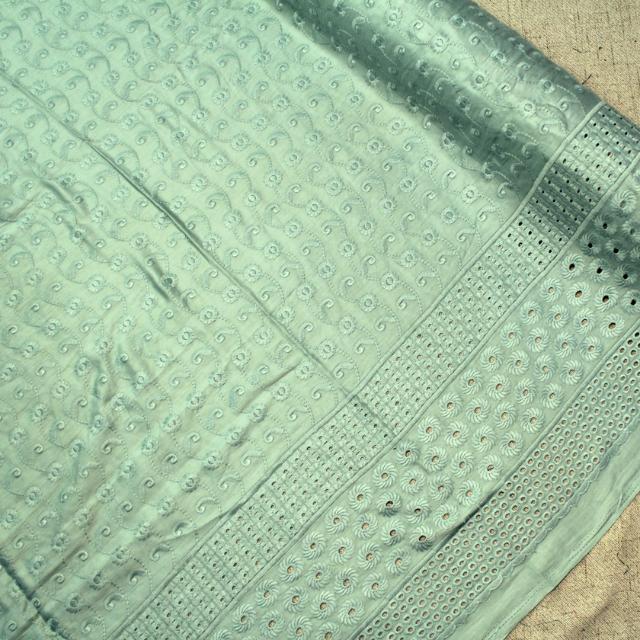 Abstract Stitch Cotton Satin 44"