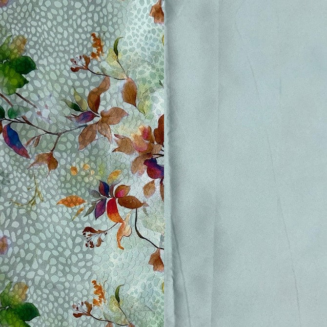 Willow Italian Digital Jacquard & Justin Plain Satin Combo Set