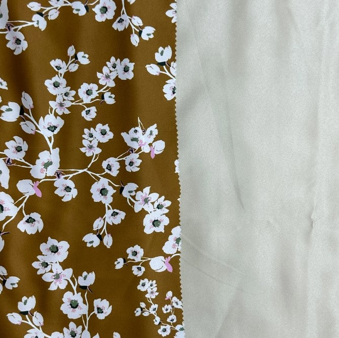 Olivia Italian Digital Jacquard & Justin Plain Satin Combo Set
