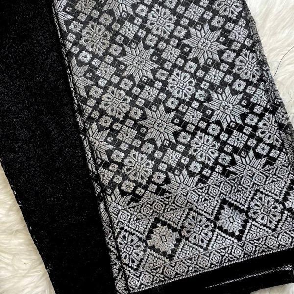Vienna Lace Embroidery & Metallic Songket Combo