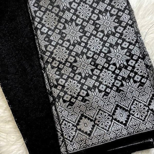 Vienna Lace Embroidery & Metallic Songket Combo
