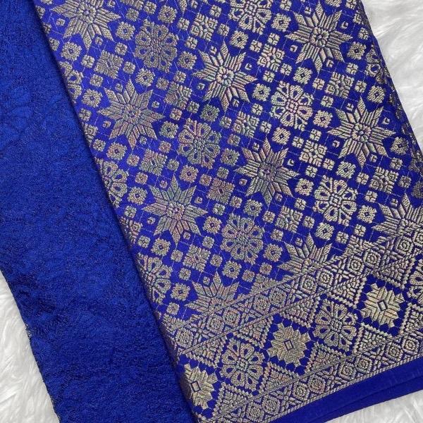 Vienna Lace Embroidery & Metallic Songket Combo