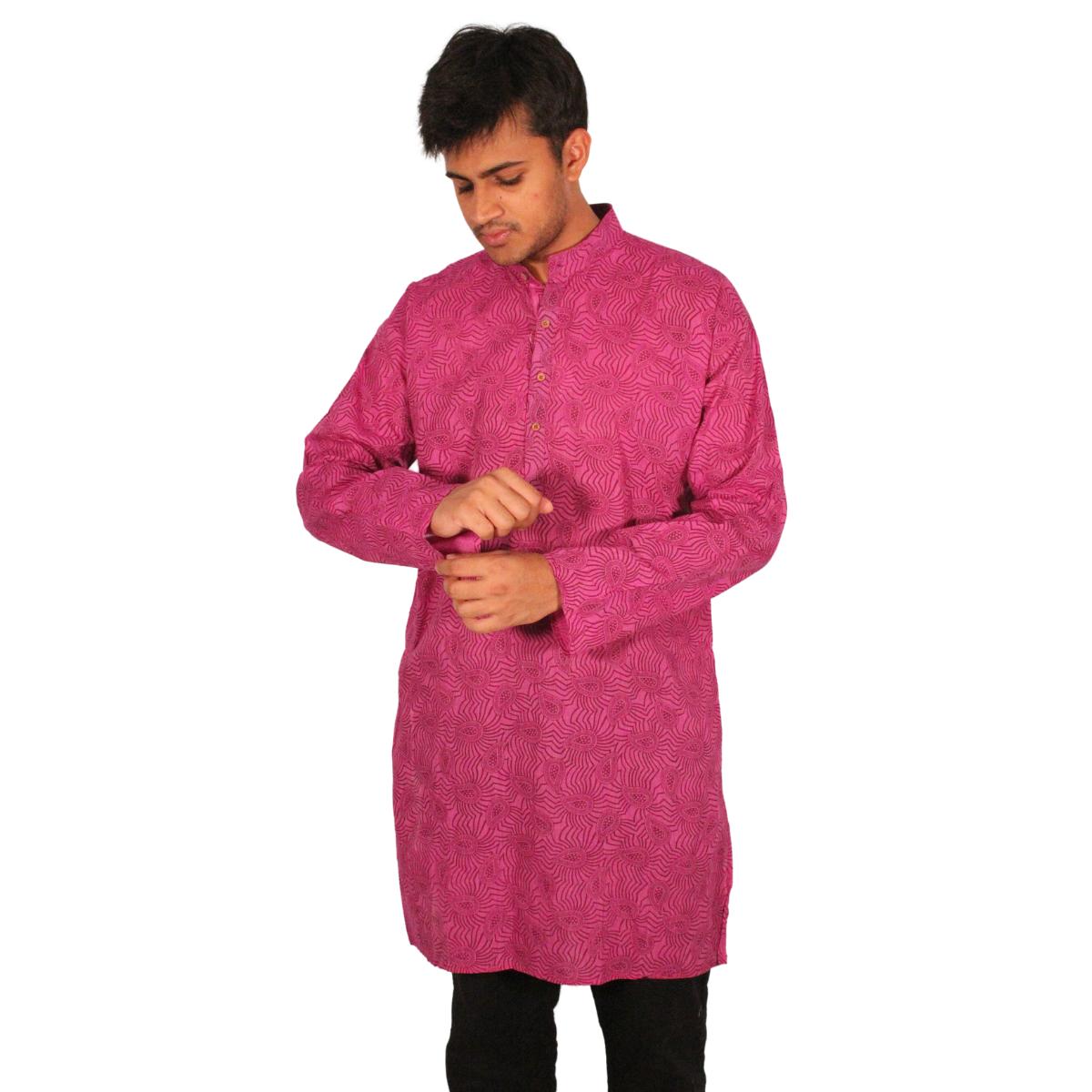 Mango Print Men's Kurta