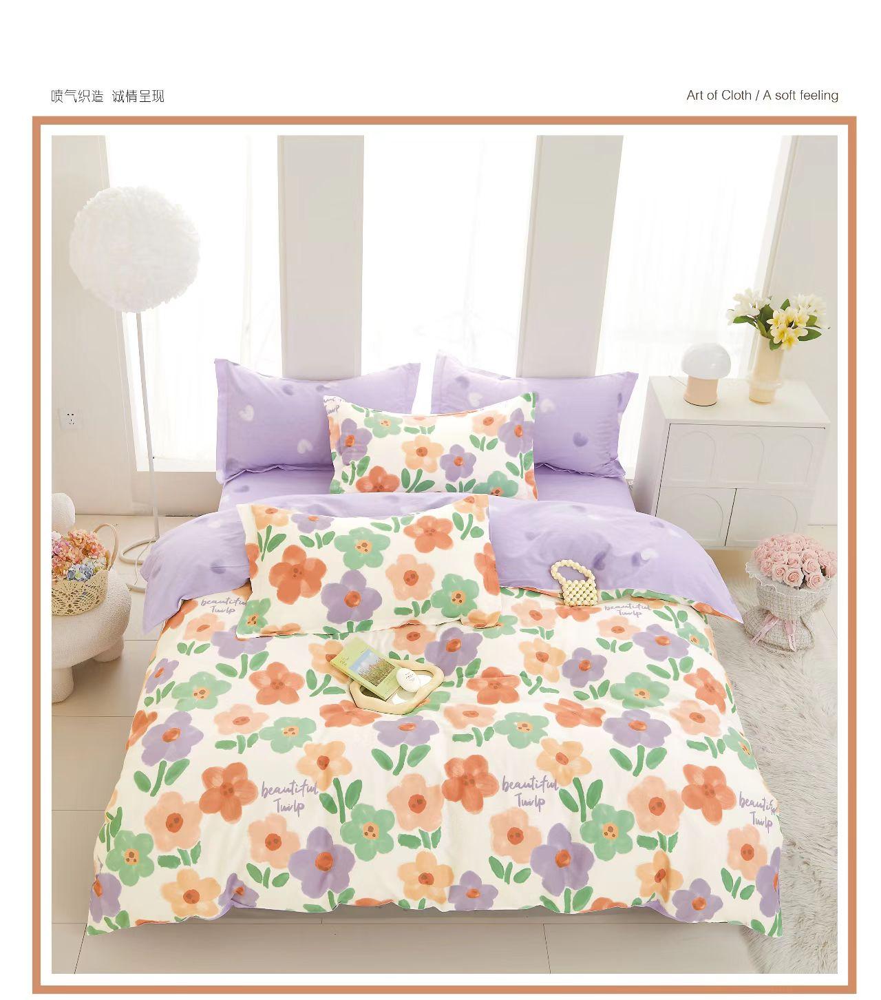 Fitted Bedsheet Set Queen Size