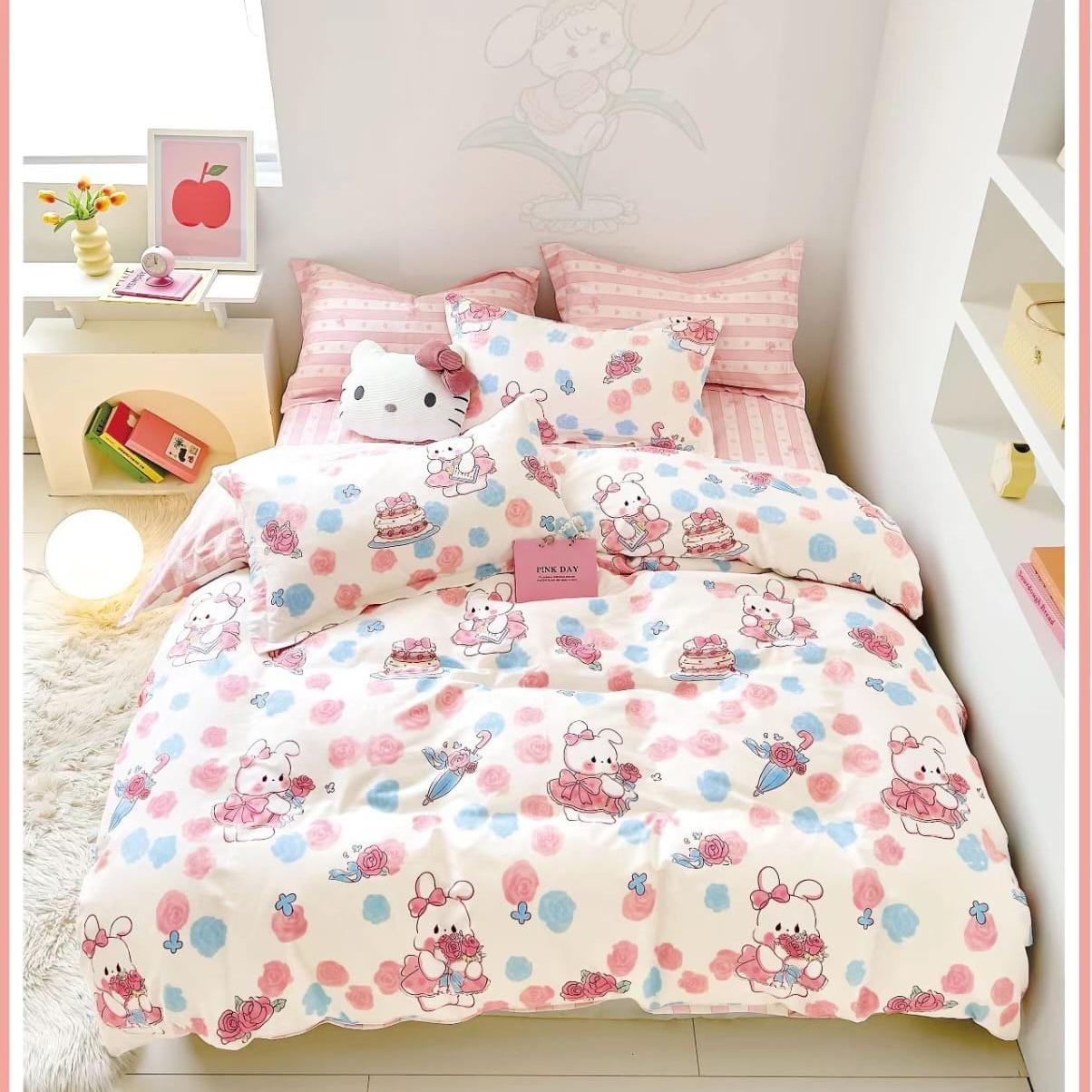 Fitted Sheet Cotton Single Size