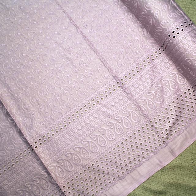 Leaf Wave Cotton Satin 44"