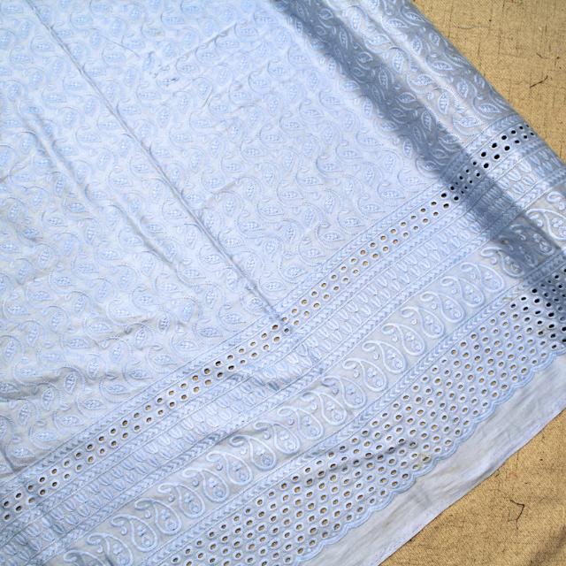 Leaf Wave Cotton Satin 44"