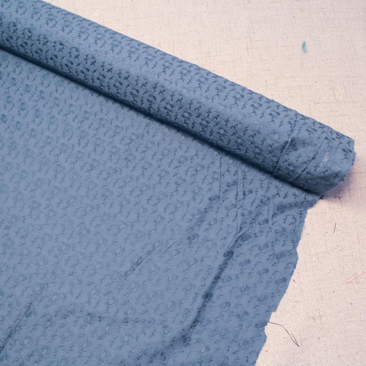Flower Edge Cotton Cambric 44"