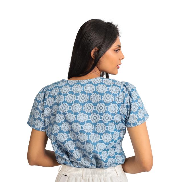 Women Blouse in Blue