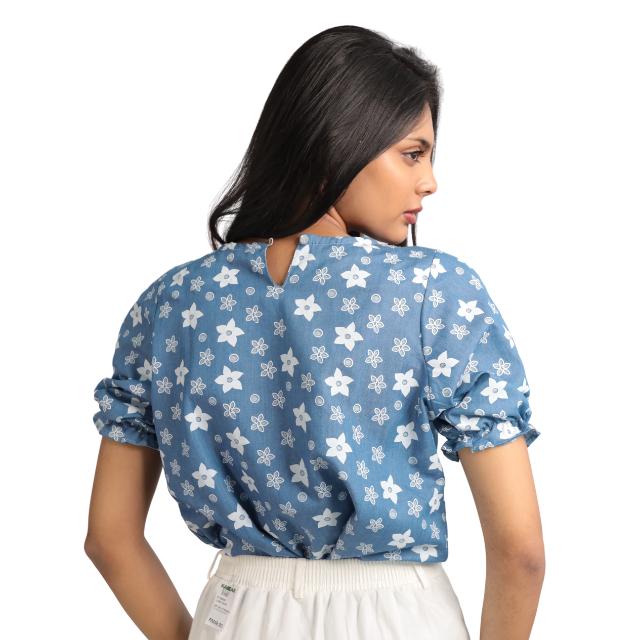 Women Blouse in Blue