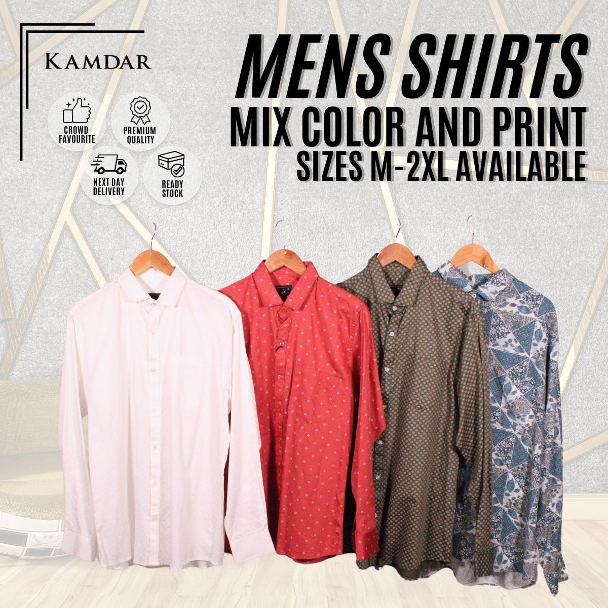 Men Long Sleeve Printed Shirt