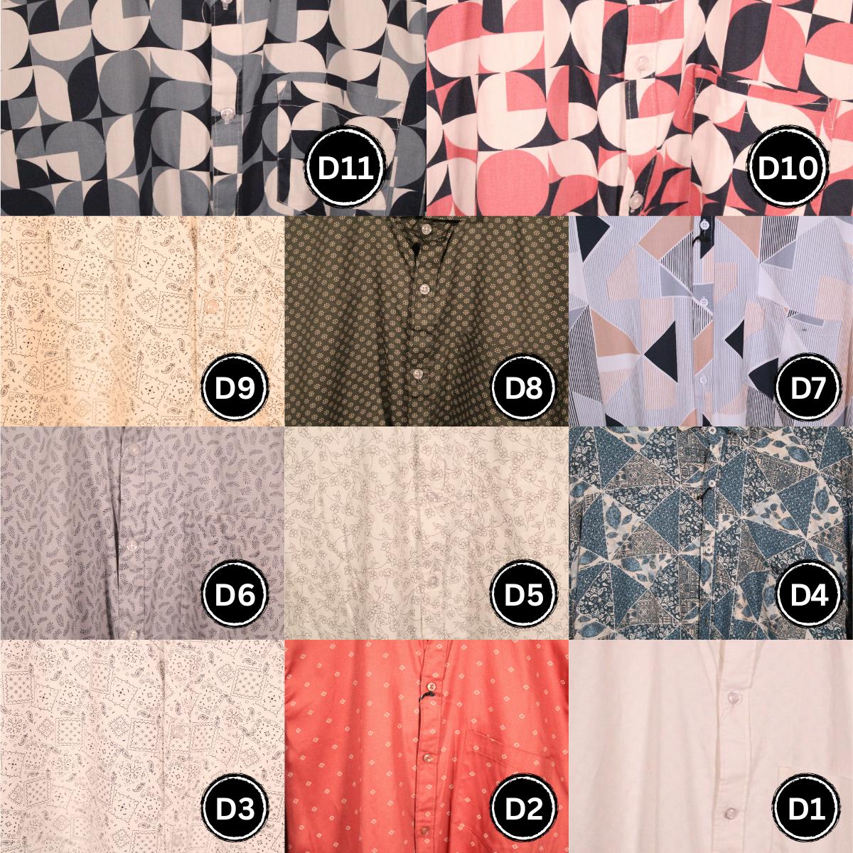 Men Long Sleeve Printed Shirt