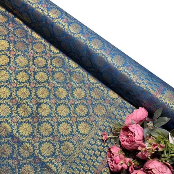 Gold Body Copper Butta Songket 44"
