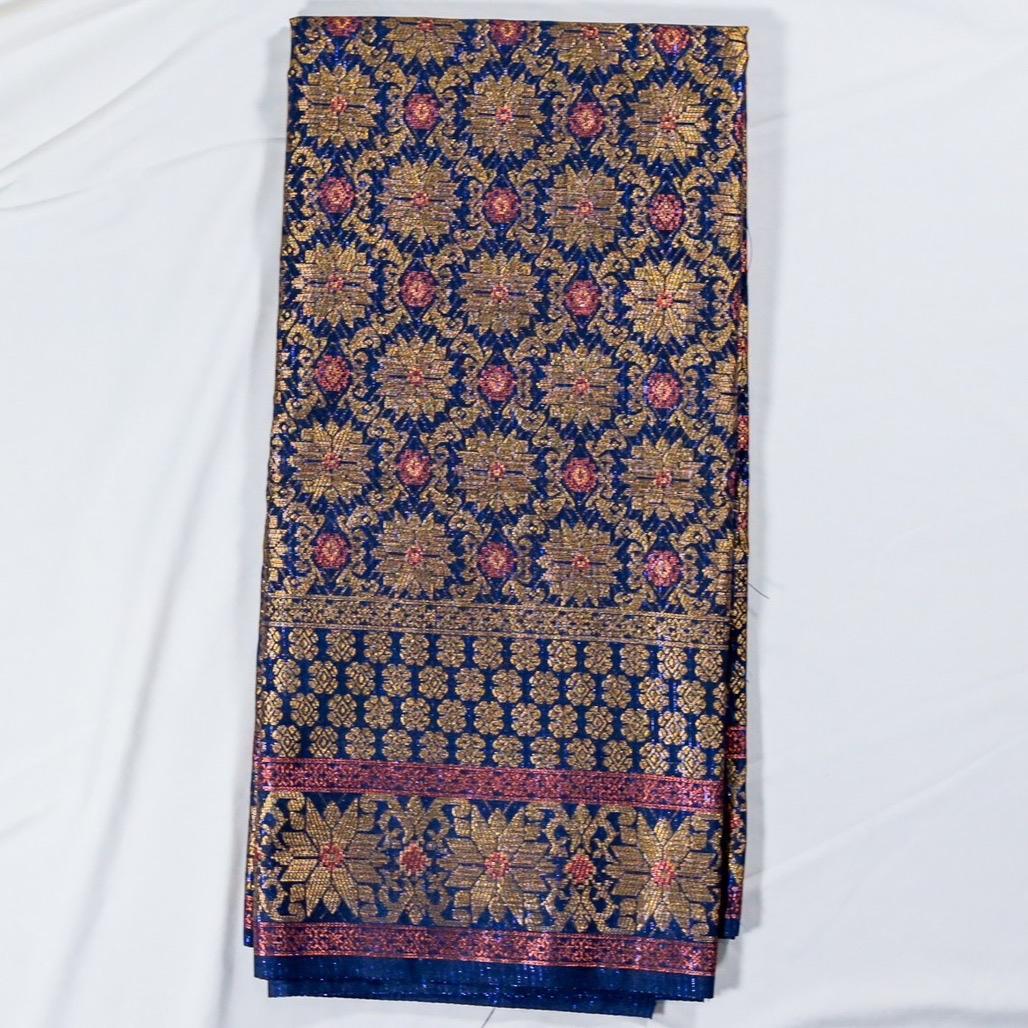 Gold Body Copper Butta Songket 44"