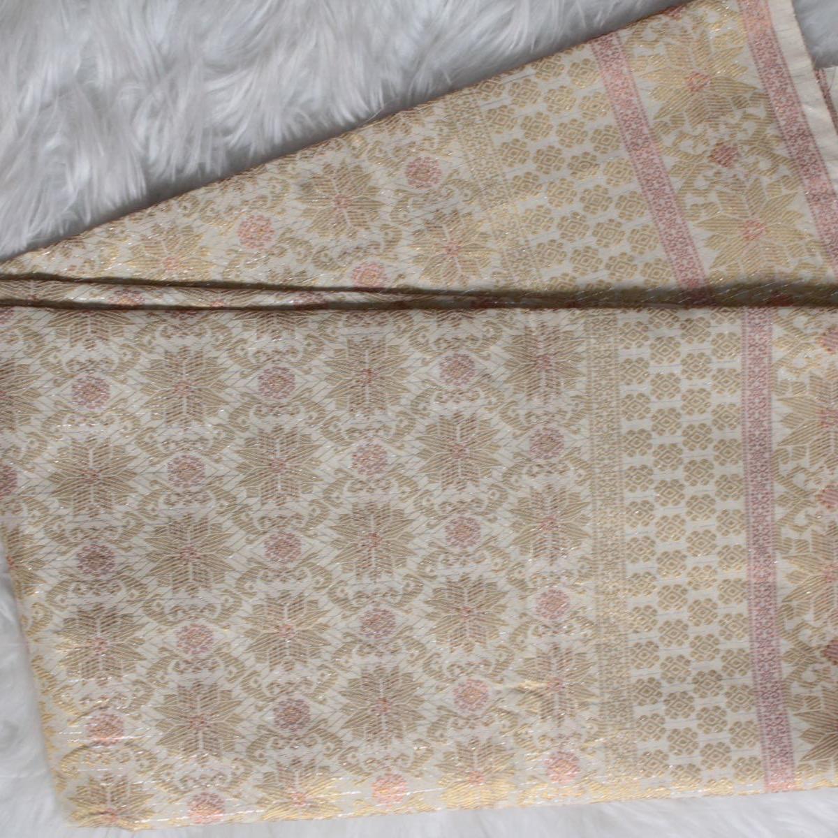 Gold Body Copper Butta Songket 44"