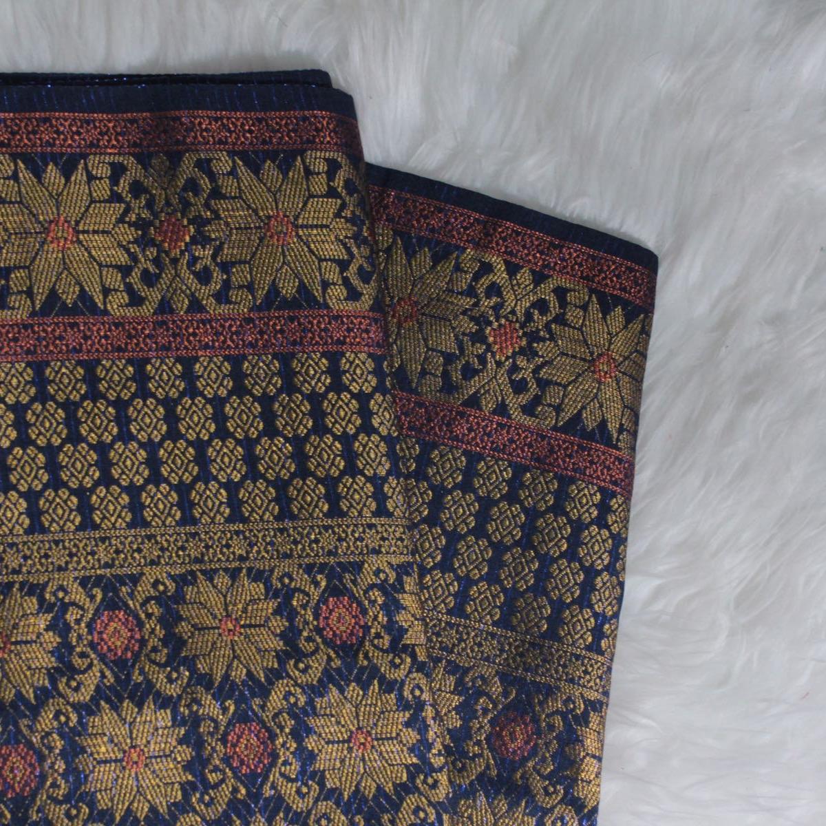 Gold Body Copper Butta Songket 44"