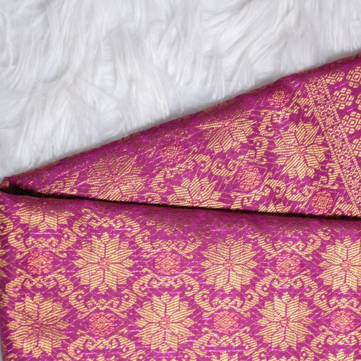Gold Body Copper Butta Songket 44"
