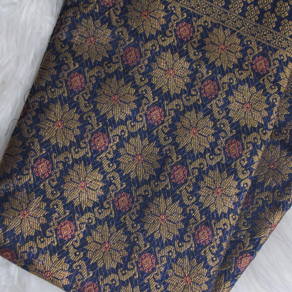 Gold Body Copper Butta Songket 44"
